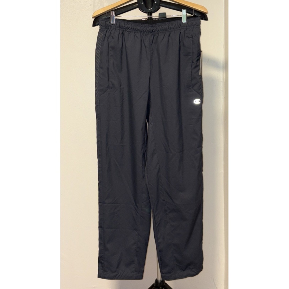 Champion Sweatpants Men's Medium Authentic Straight Pocket Logo gray Cotton